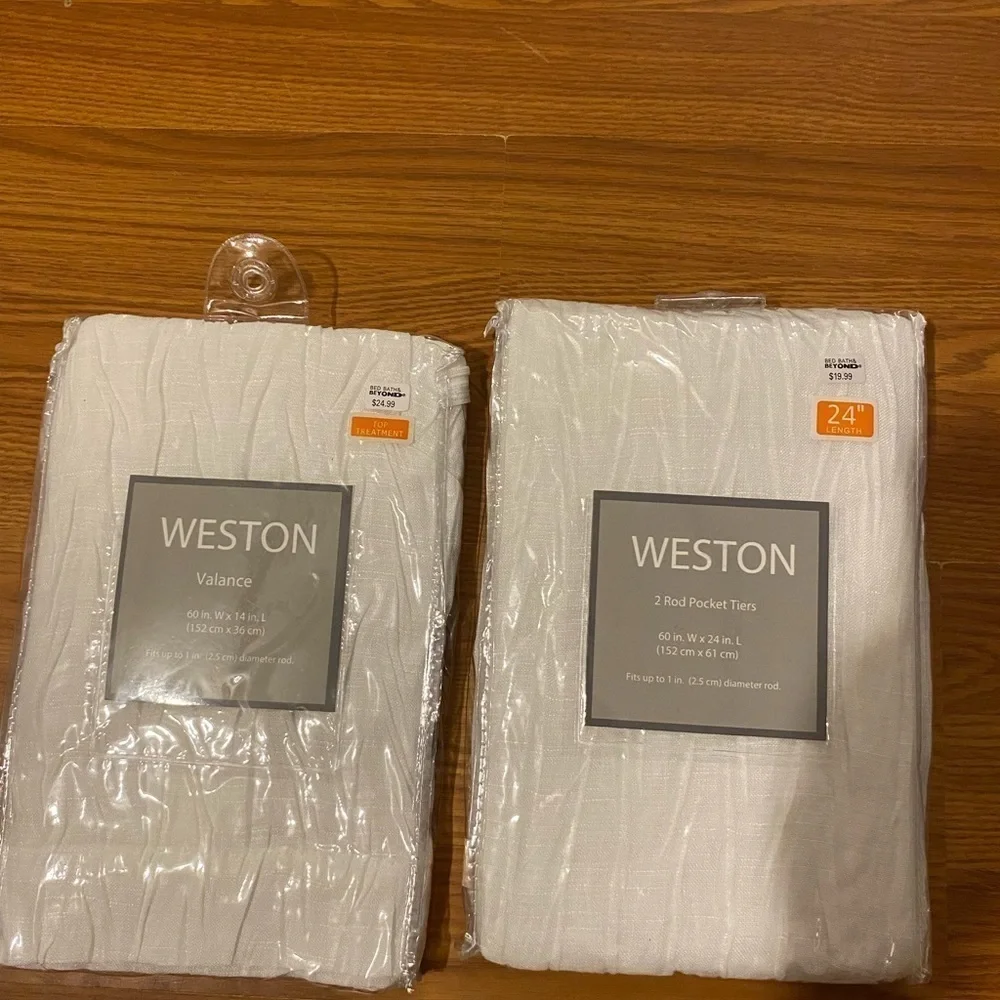 Weston Valance & 2 Rod Pocket Tiers (GA)